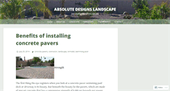 Desktop Screenshot of absolutedesignslandscape.com